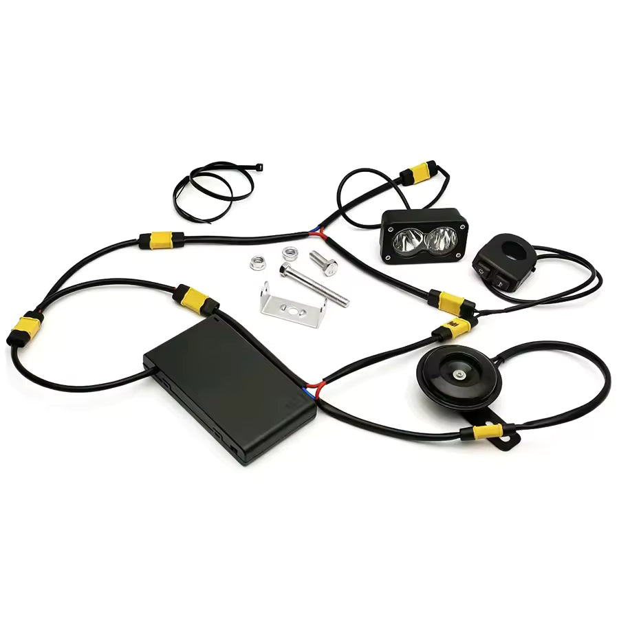 Battery Powered Baja Light with Horn